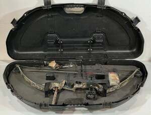 PSE Nova Compound Bow with Plano SE Hard Case and Accessories